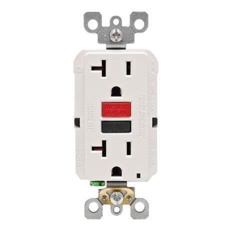 the gfci fits into the standard electrical outlet box|leviton gfci outlet home depot.